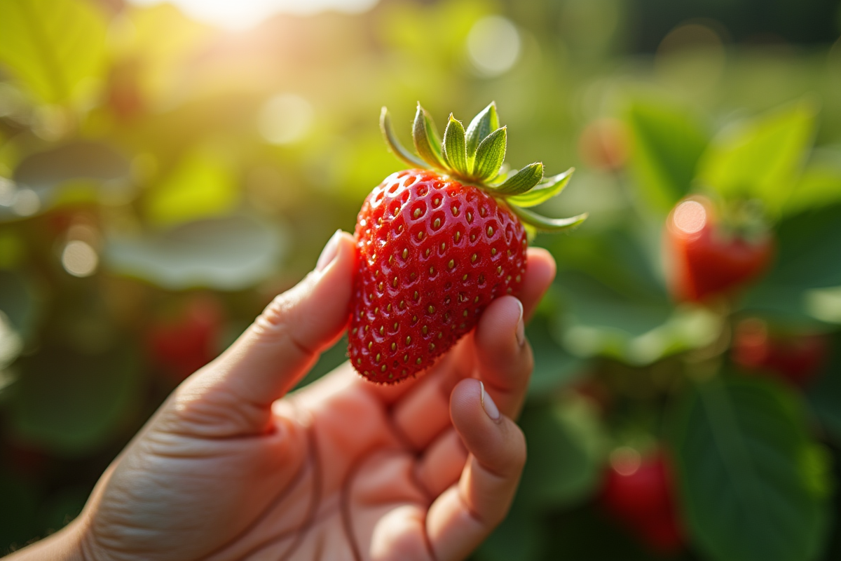 fraises fraîches