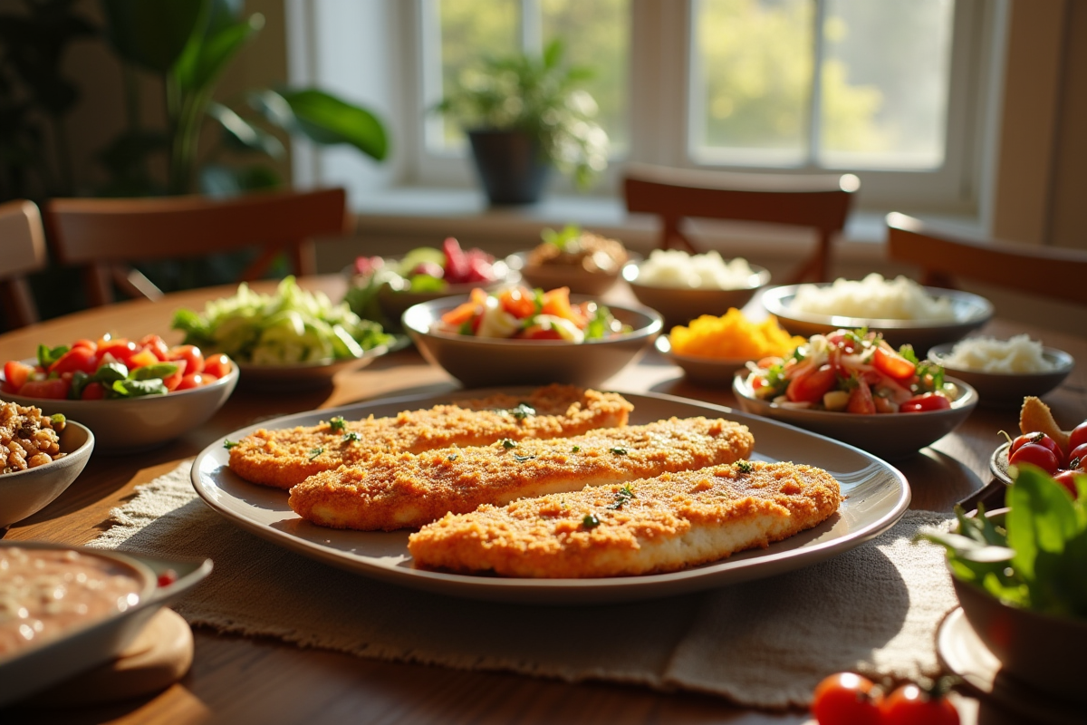 escalopes salades