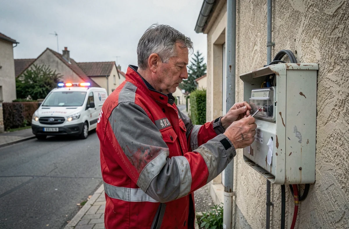 Électricien LBS Dépannage en intervention d'urgence sur un compteur électrique en Île-de-France